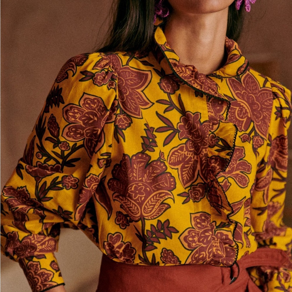 Sezane Coline shirt100% organics cotton